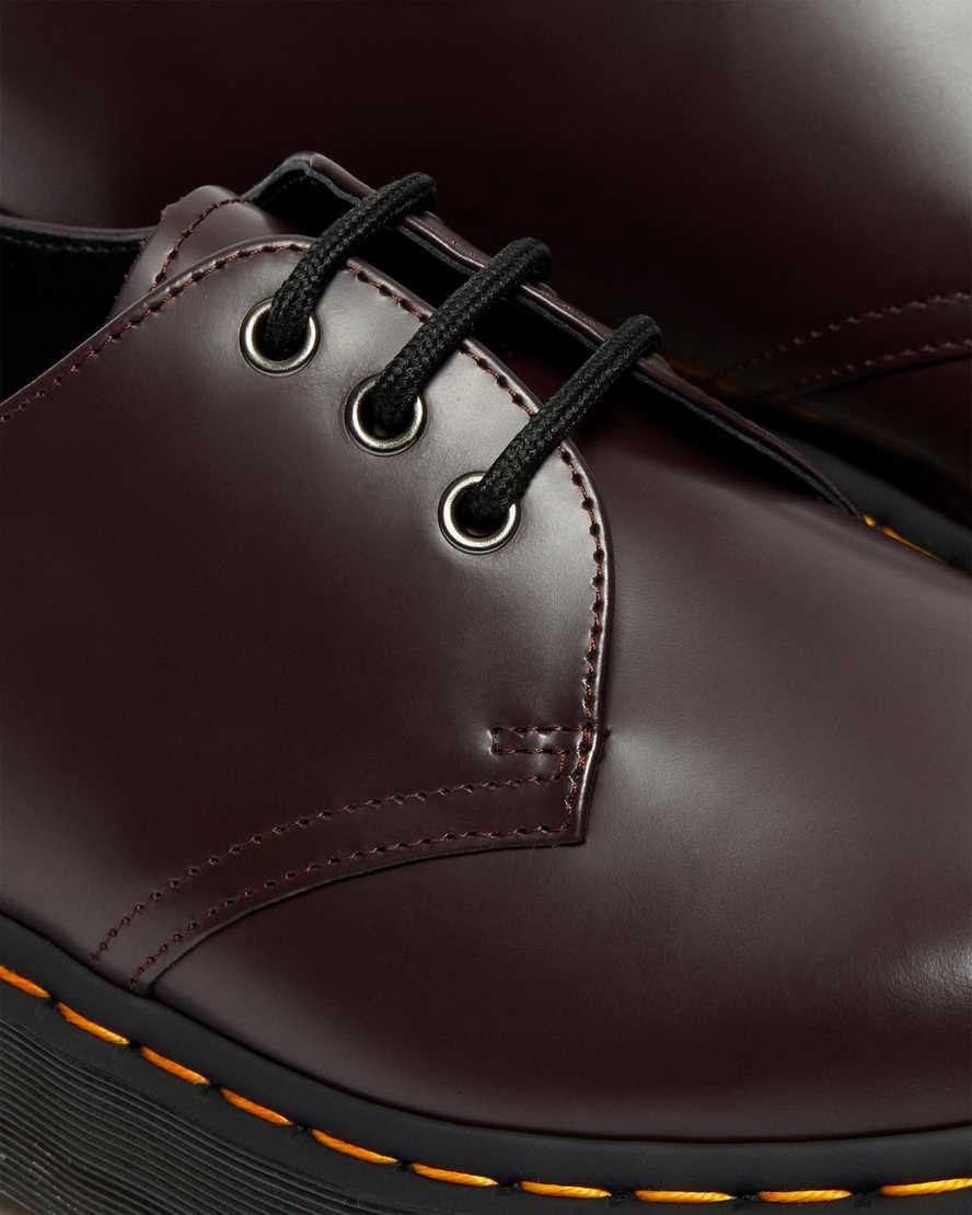 Dr Martens 1461 Smooth Deri Erkek Platform Ayakkabı Bordo  Türkiye |  37968-UZXG