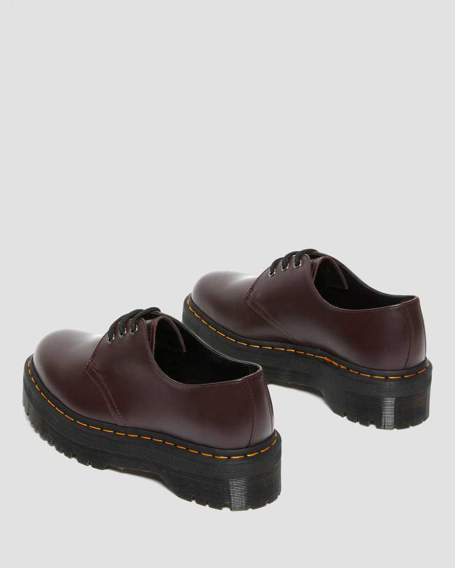 Dr Martens 1461 Smooth Deri Erkek Platform Ayakkabı Bordo  Türkiye |  37968-UZXG