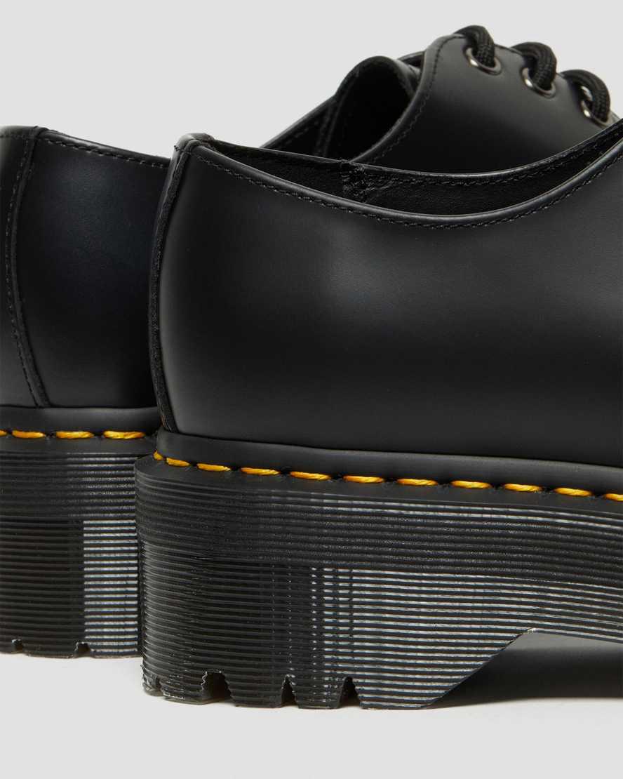 Dr Martens 1461 Smooth Deri Platform Kadın Oxford Ayakkabı Siyah  Türkiye |  03867-OHNQ