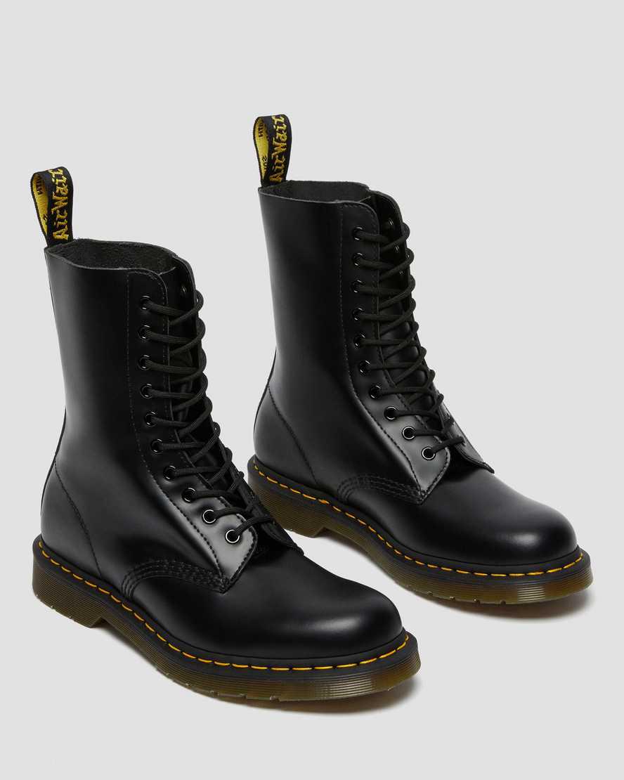 Dr Martens 1490 Smooth Deri Mid Cut Calf Erkek Originals Boots Siyah  Türkiye |  01623-OBIN