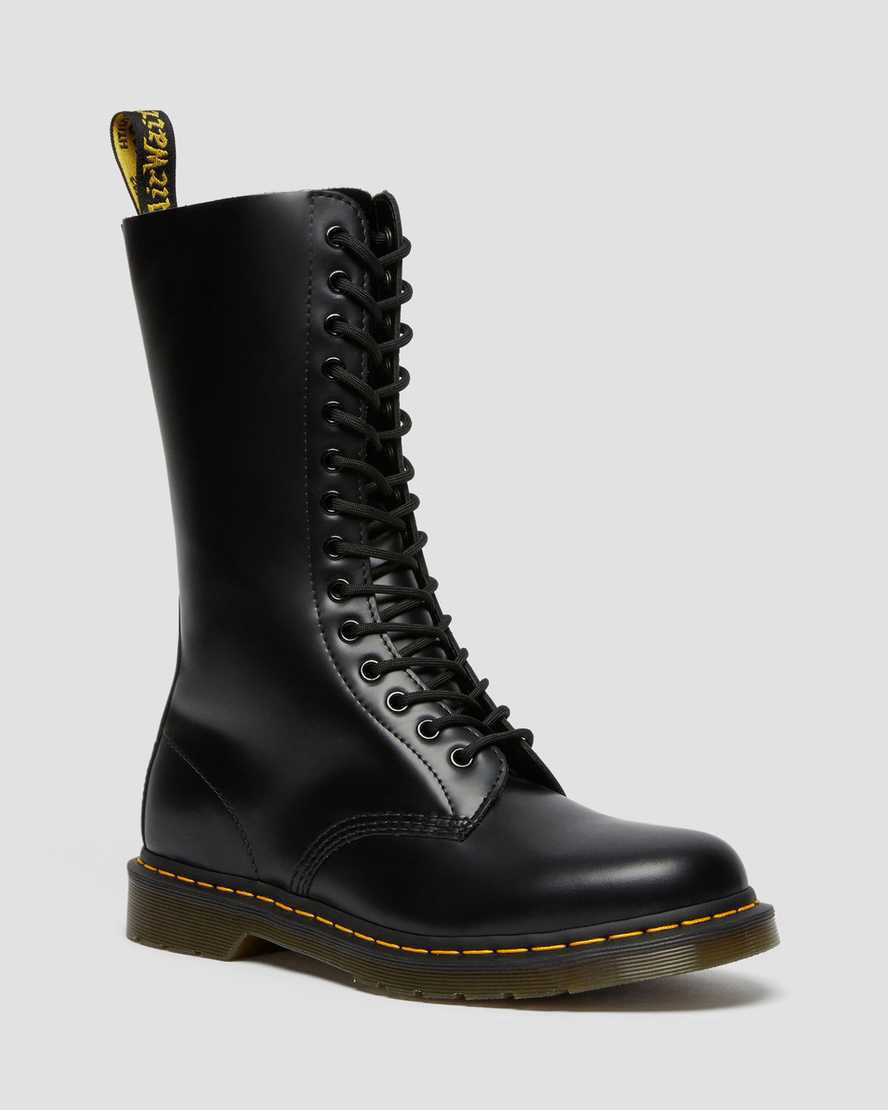 Dr Martens 1914 Smooth Deri Uzun Erkek Originals Boots Siyah  Türkiye |  26947-UXJV