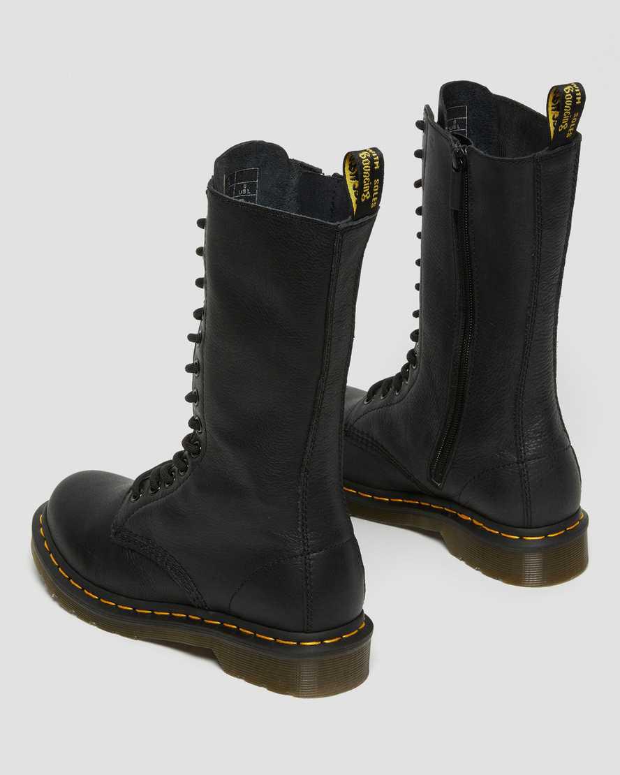 Dr Martens 1B99 Virginia Deri Mid Cut Calf Kadın Originals Boots Siyah  Türkiye |  30157-EVPF