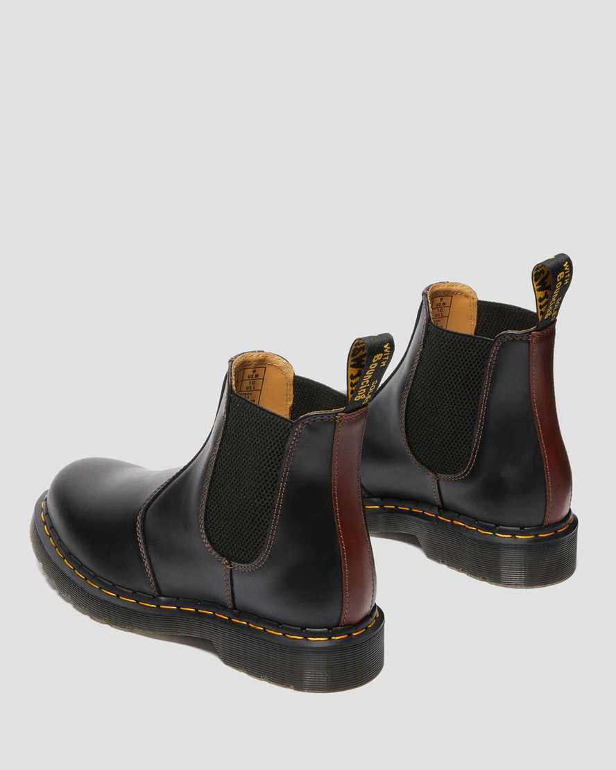 Dr Martens 2976 Abruzzo Deri Chelsea Erkek Originals Boots Black/Brown Abruzzo Wp  Türkiye |  10489-VQSB