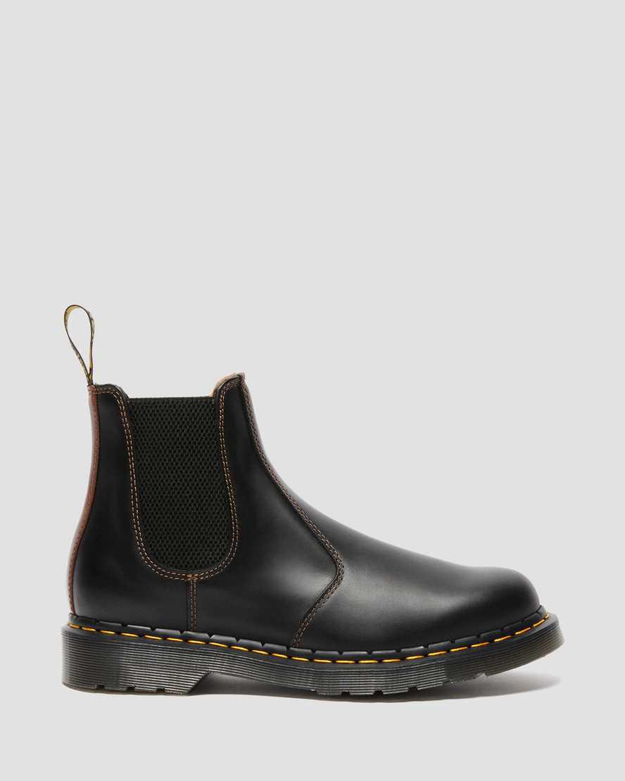 Dr Martens 2976 Abruzzo Deri Chelsea Erkek Originals Boots Black/Brown Abruzzo Wp  Türkiye |  10489-VQSB