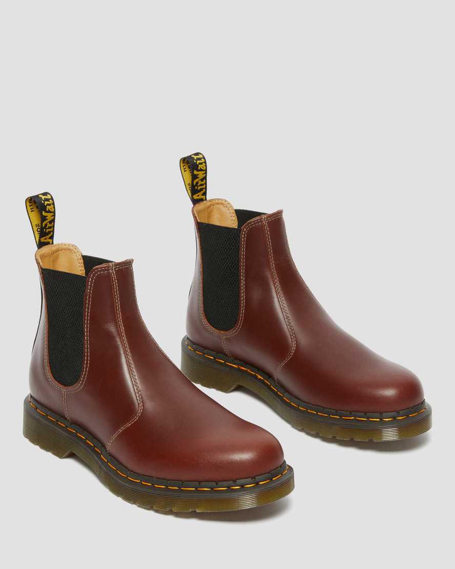 Dr Martens 2976 Abruzzo Deri Chelsea Erkek Originals Boots Brown/Black Abruzzo Wp  Türkiye |  82396-HGBS