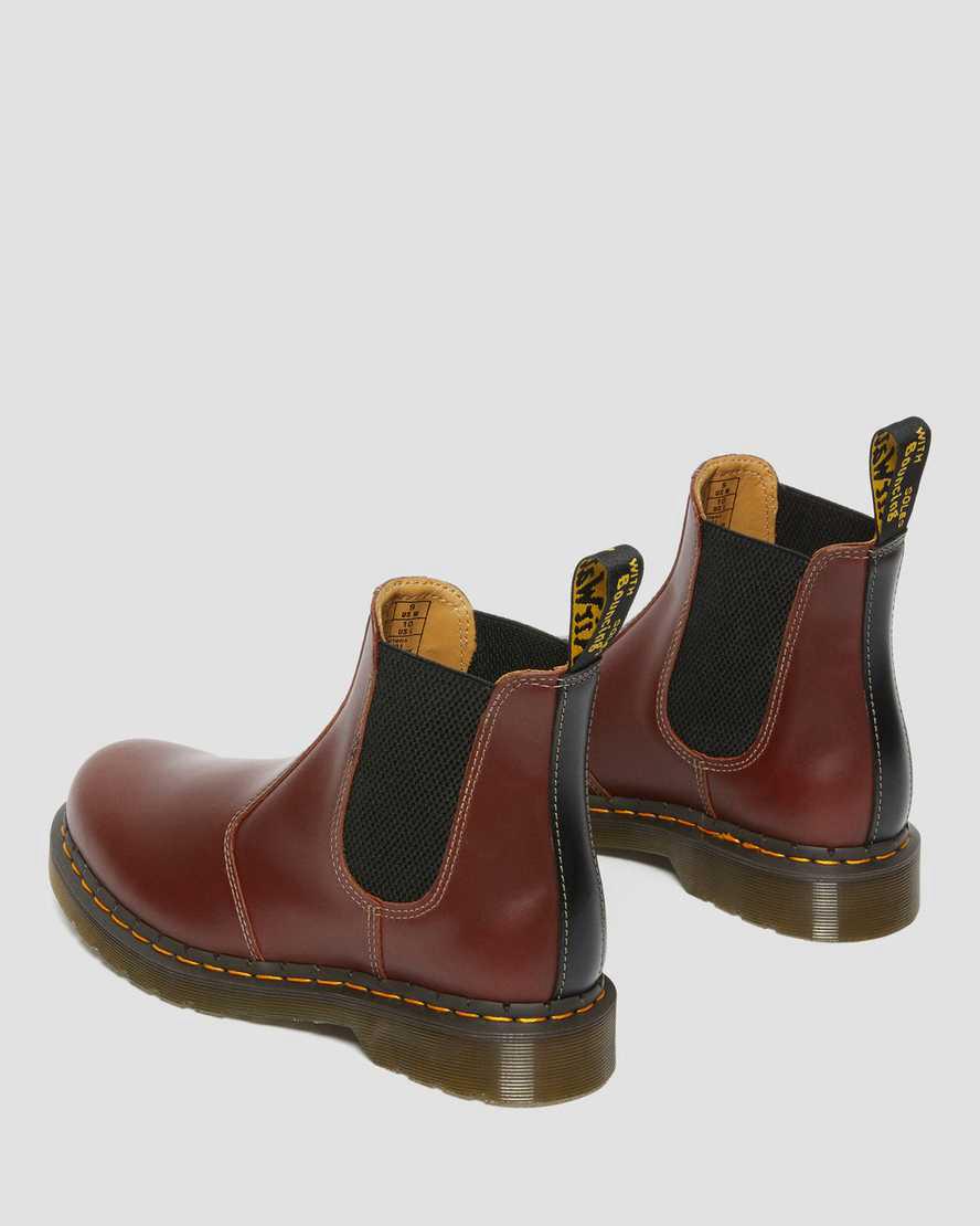 Dr Martens 2976 Abruzzo Deri Chelsea Erkek Originals Boots Brown/Black Abruzzo Wp  Türkiye |  82396-HGBS