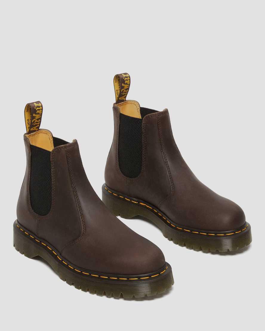 Dr Martens 2976 Bex Crazy Horse Chelsea Erkek Bilek Boy Bot Koyu Kahverengi  Türkiye |  30974-ZNHB