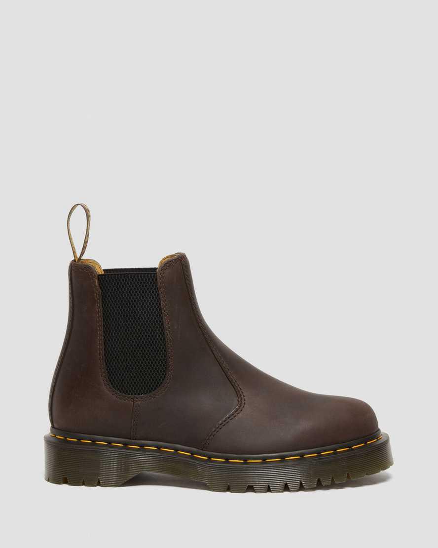 Dr Martens 2976 Bex Crazy Horse Chelsea Erkek Bilek Boy Bot Koyu Kahverengi  Türkiye |  30974-ZNHB