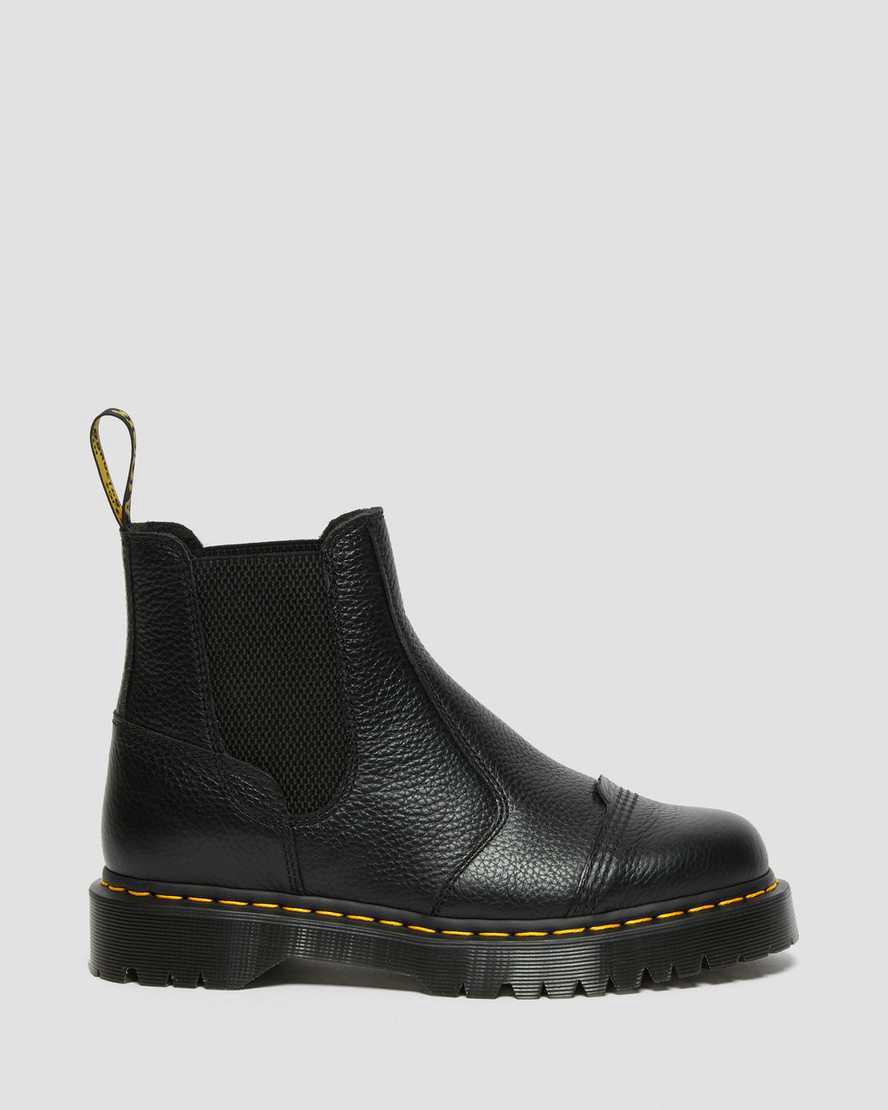 Dr Martens 2976 Bex Faux Fur-Astar Chelsea Erkek Kalın Taban Bot Siyah  Türkiye |  29180-DVUM