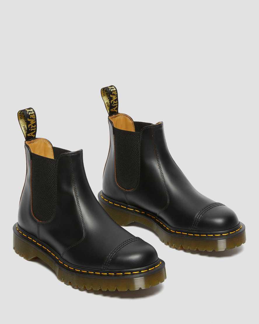 Dr Martens 2976 Bex Made in England Burunlu Cap Kadın Chelsea Bot Siyah  Türkiye |  04973-MEYI