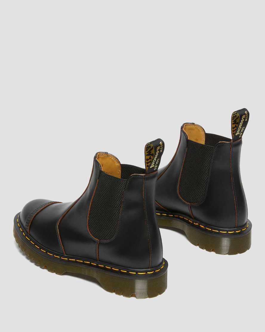 Dr Martens 2976 Bex Made in England Burunlu Cap Kadın Chelsea Bot Siyah  Türkiye |  04973-MEYI