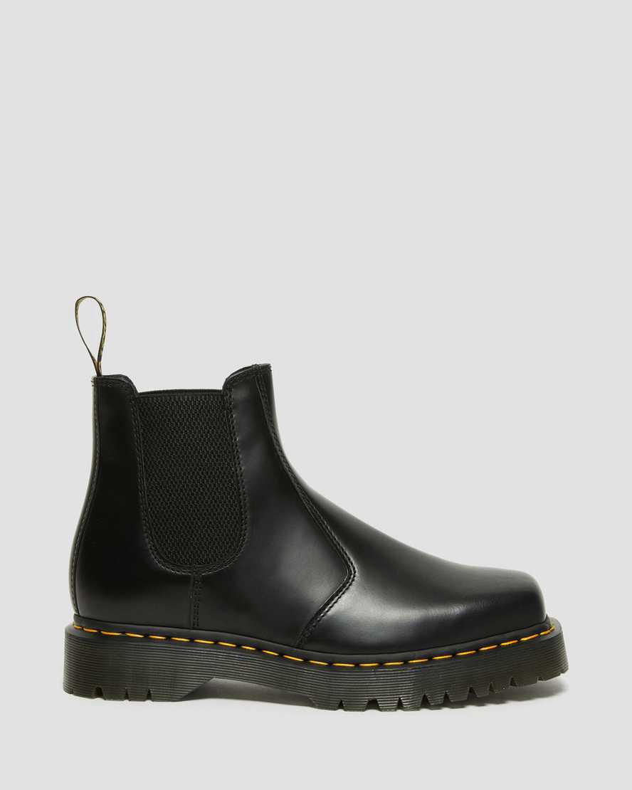 Dr Martens 2976 Bex Squared Burunlu Deri Chelsea Erkek Kalın Taban Bot Siyah  Türkiye |  05142-LTJA