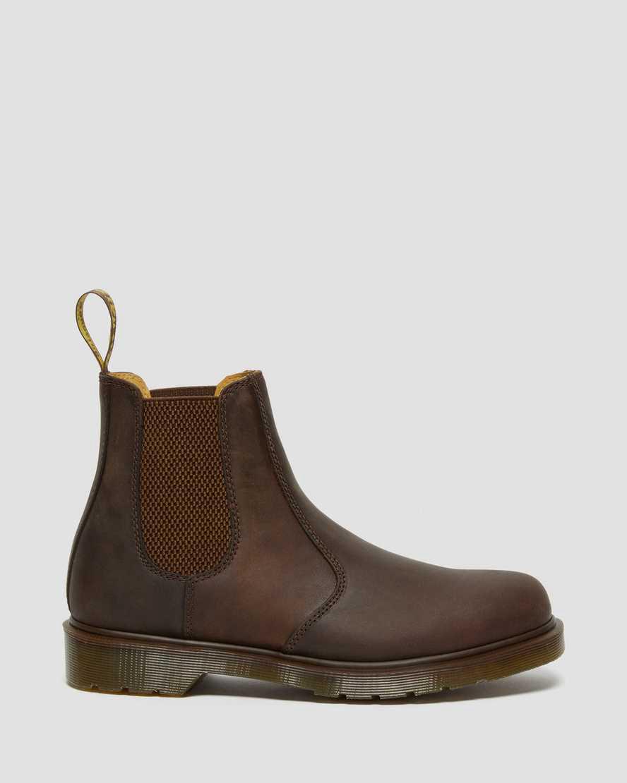 Dr Martens 2976 Crazy Horse Deri Chelsea Erkek Originals Boots Kahverengi  Türkiye |  60495-CNYU