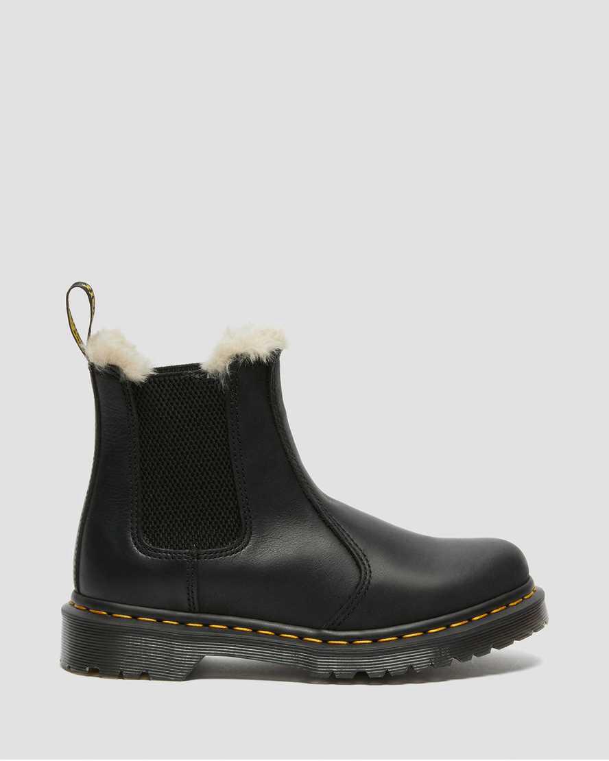 Dr Martens 2976 Faux Fur Astar Chelsea Kadın Bilek Boy Bot Siyah  Türkiye |  52783-WEHL