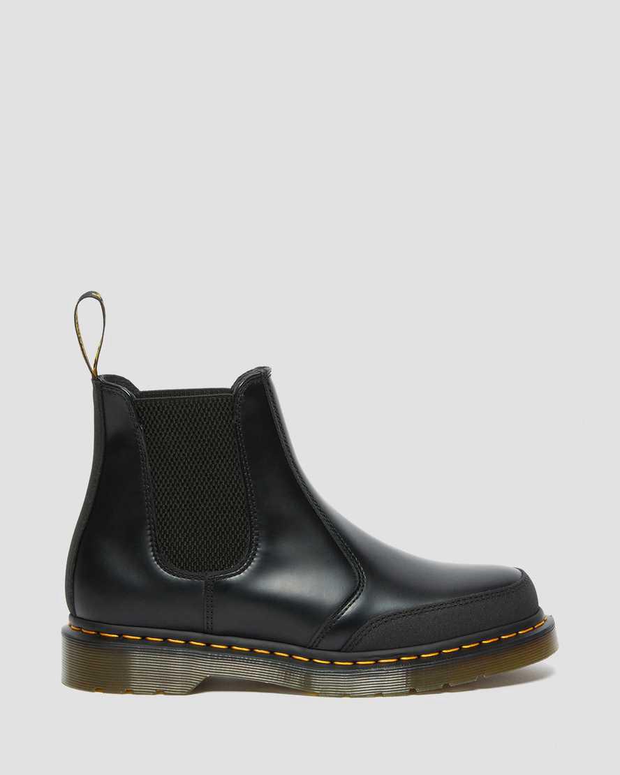 Dr Martens 2976 Guard Panel Deri Chelsea Kadın Bilek Boy Bot Black/Dual Original  Türkiye |  47251-RNEQ