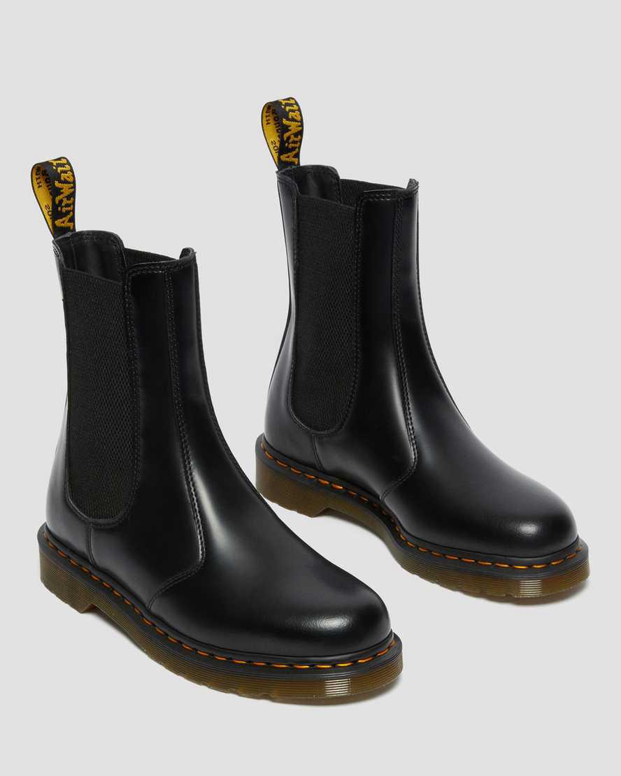 Dr Martens 2976 Hi Smooth Deri Chelsea Erkek Bilek Boy Bot Siyah  Türkiye |  30459-NVJW