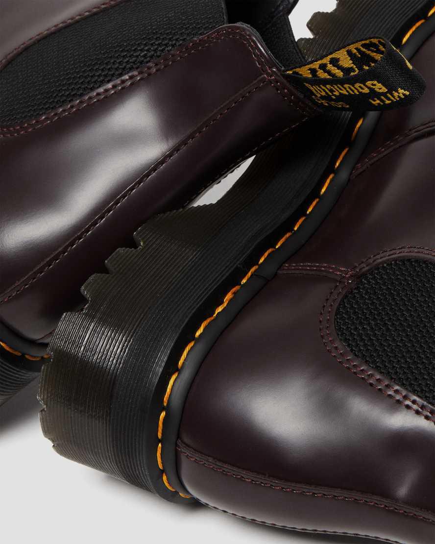 Dr Martens 2976 Smooth Deri Chelsea Erkek Kalın Taban Bot Bordo  Türkiye |  07512-UART