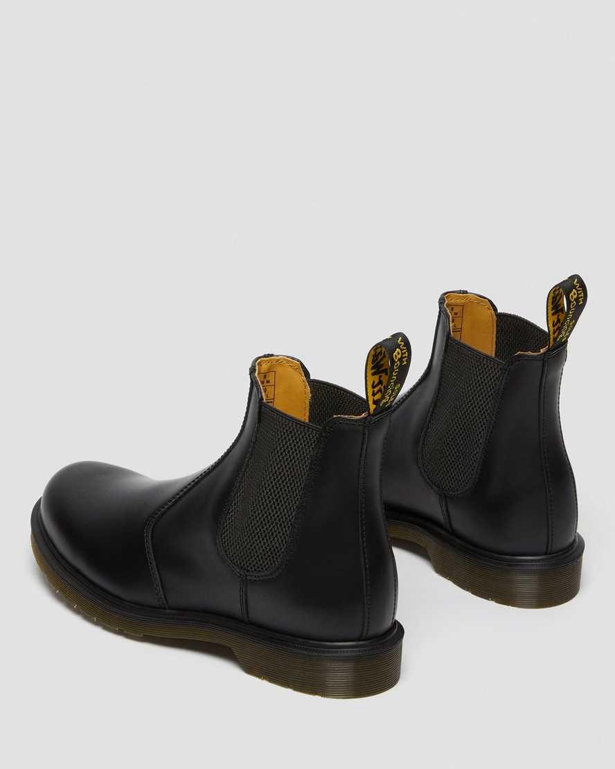 Dr Martens 2976 Smooth Deri Chelsea Erkek Originals Boots Siyah  Türkiye |  19834-JPNH