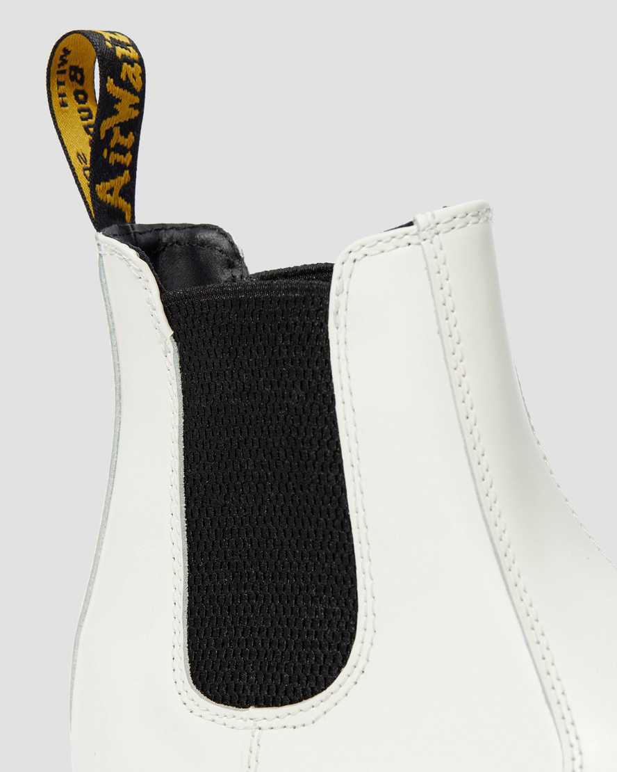 Dr Martens 2976 Smooth Deri Chelsea Erkek Kalın Taban Bot Beyaz  Türkiye |  97803-XLSU