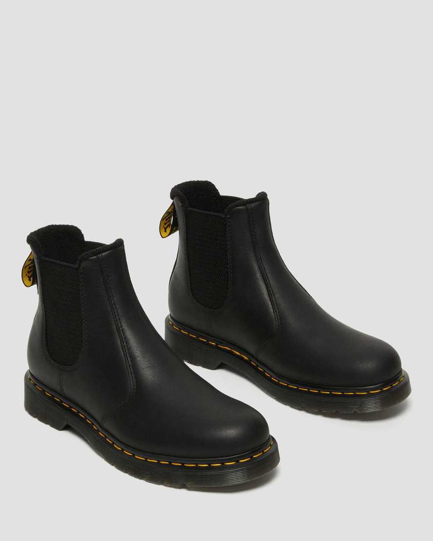 Dr Martens 2976 Warmwair Deri Chelsea Erkek Kışlık Botlar Siyah  Türkiye |  63582-JEZF