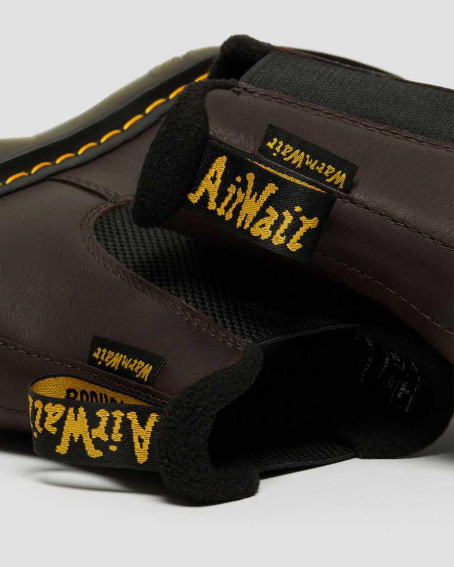 Dr Martens 2976 Warmwair Deri Chelsea Kadın Kışlık Botlar Koyu Kahverengi  Türkiye |  97843-STGC