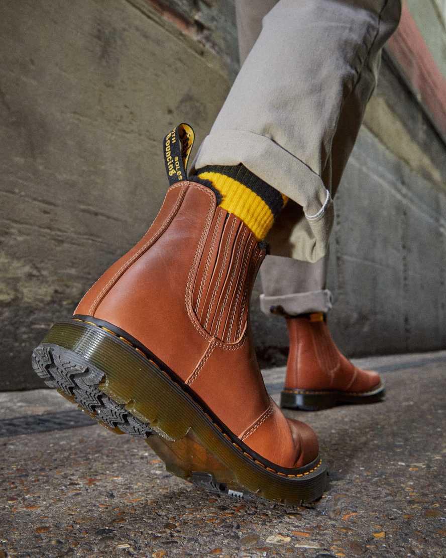 Dr Martens 2976 Wintergrip Deri Chelsea Erkek Kışlık Botlar Kahverengi  Türkiye |  06438-VMWR