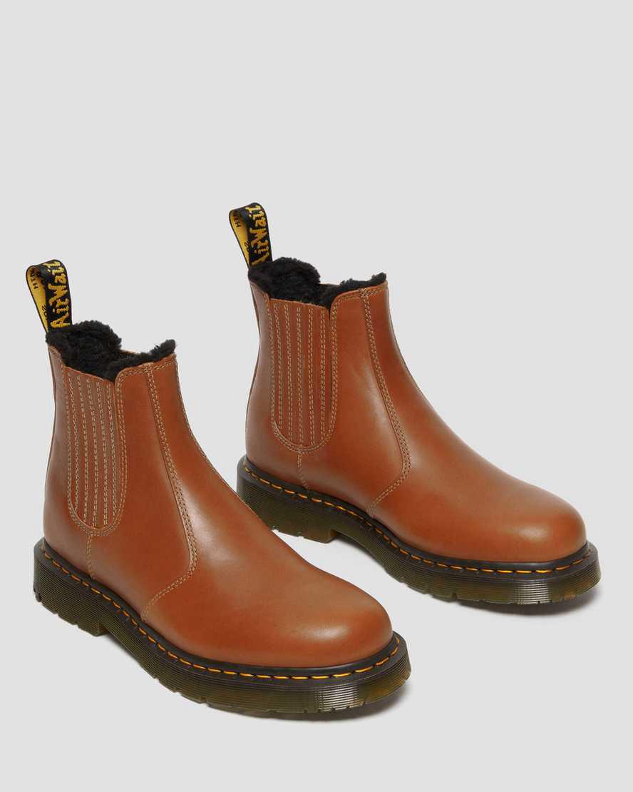 Dr Martens 2976 Wintergrip Deri Chelsea Erkek Kışlık Botlar Kahverengi  Türkiye |  06438-VMWR