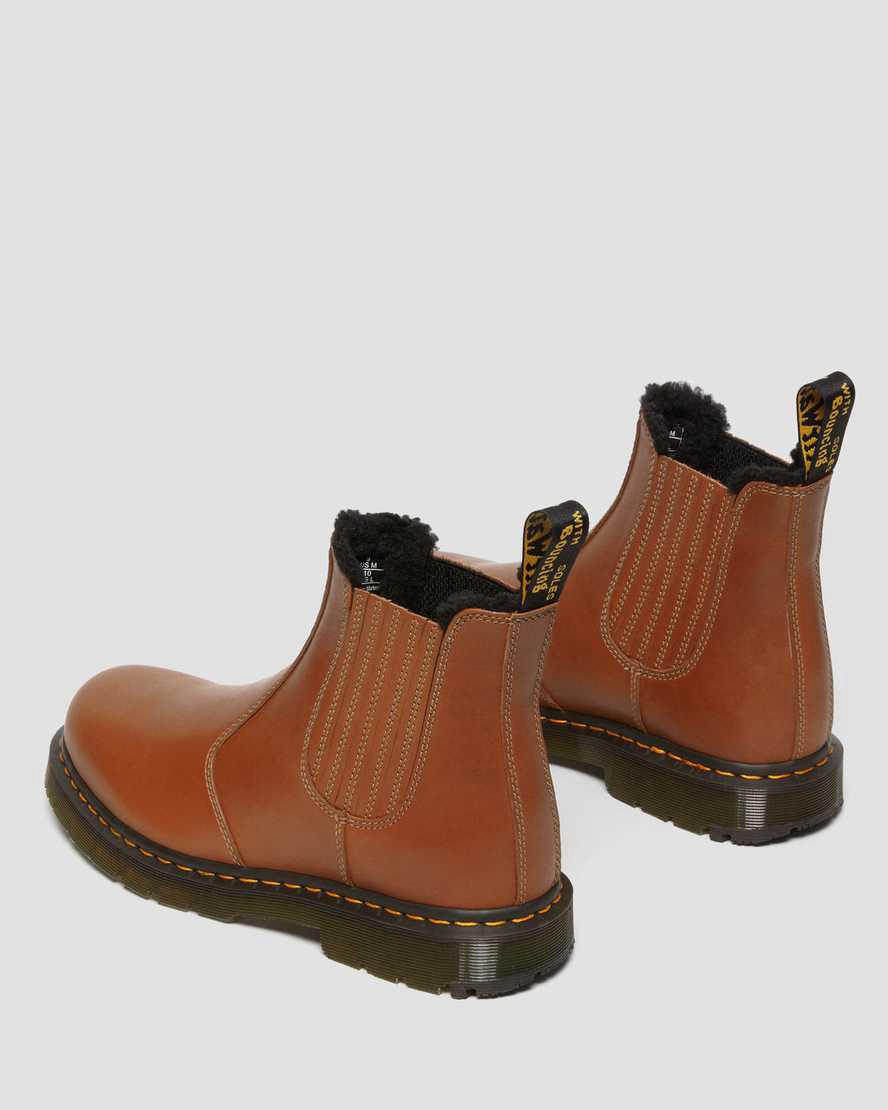 Dr Martens 2976 Wintergrip Deri Chelsea Erkek Kışlık Botlar Kahverengi  Türkiye |  06438-VMWR