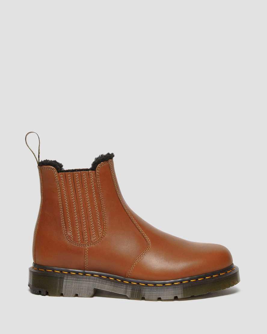 Dr Martens 2976 Wintergrip Deri Chelsea Erkek Kışlık Botlar Kahverengi  Türkiye |  06438-VMWR