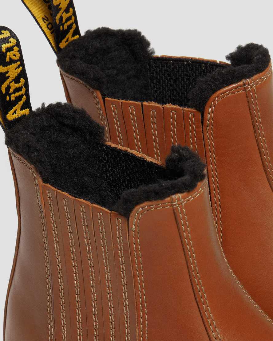 Dr Martens 2976 Wintergrip Deri Chelsea Erkek Kışlık Botlar Kahverengi  Türkiye |  06438-VMWR