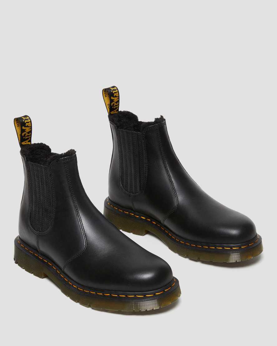 Dr Martens 2976 Wintergrip Deri Chelsea Kadın Kışlık Botlar Siyah  Türkiye |  71085-QZLI