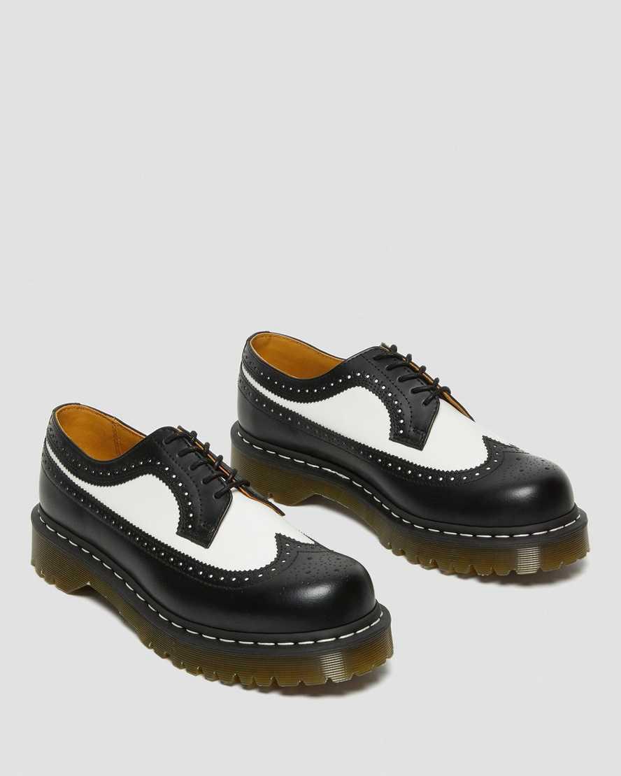 Dr Martens 3989 Bex Smooth Deri Brogue Kadın Platform Ayakkabı Siyah  Türkiye |  25640-RLCX