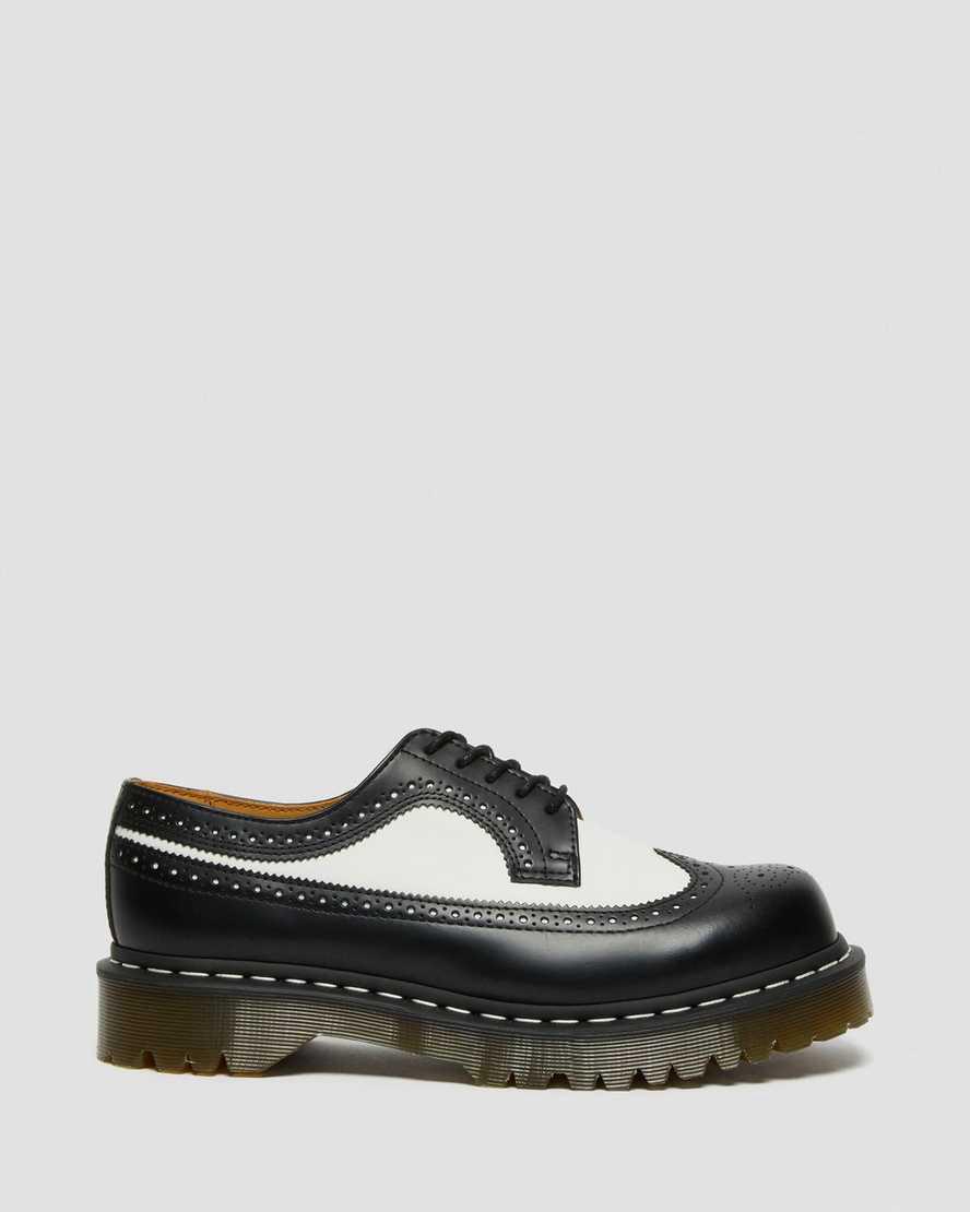 Dr Martens 3989 Bex Smooth Deri Brogue Kadın Platform Ayakkabı Siyah  Türkiye |  25640-RLCX