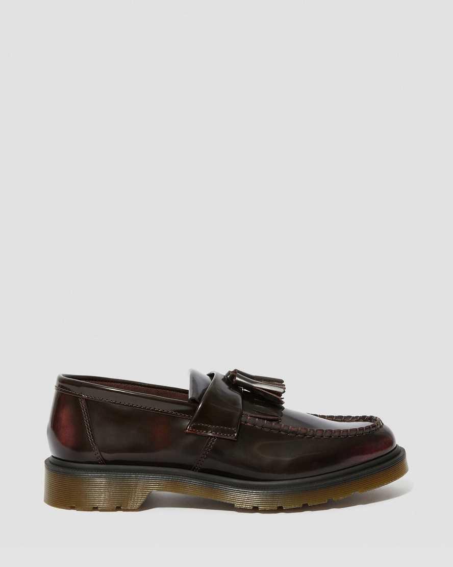 Dr Martens Adrian Arcadia Deri Tassel Kadın Loafer Ayakkabı Kırmızı  Türkiye |  76028-CSYG