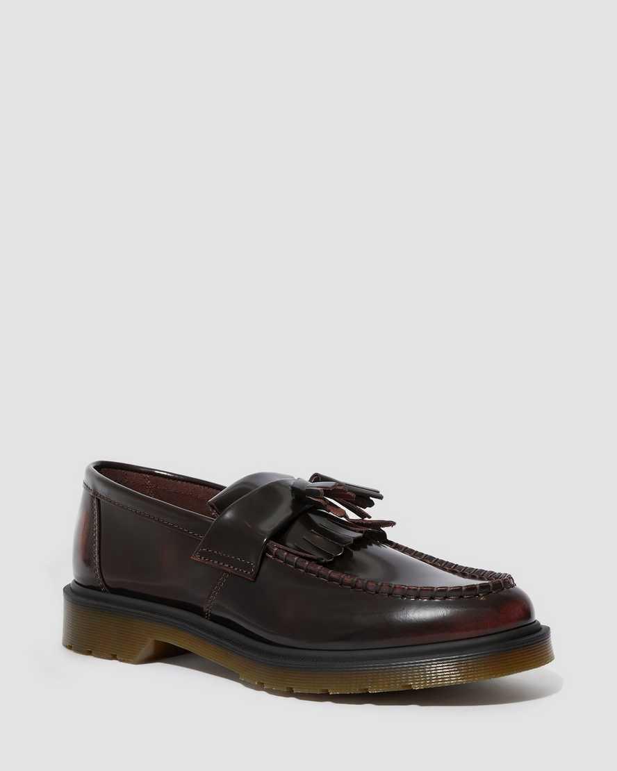 Dr Martens Adrian Arcadia Deri Tassel Kadın Loafer Ayakkabı Kırmızı  Türkiye |  76028-CSYG