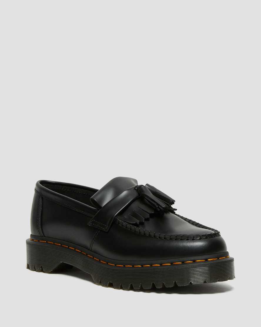 Dr Martens Adrian Bex Smooth Deri Tassel Kadın Loafer Ayakkabı Siyah  Türkiye |  07928-FQLZ