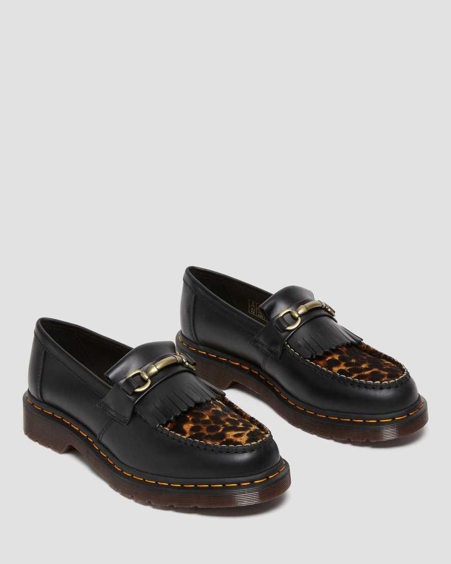 Dr Martens Adrian Snaffle Hair On Erkek Loafer Ayakkabı Siyah  Türkiye |  86573-QUXM