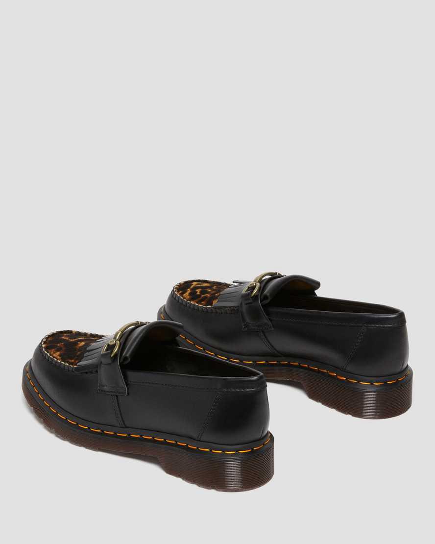 Dr Martens Adrian Snaffle Hair On Erkek Loafer Ayakkabı Siyah  Türkiye |  86573-QUXM