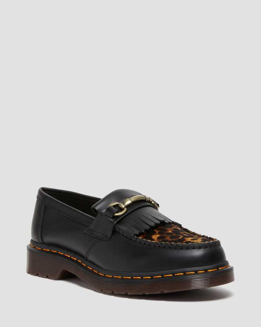 Dr Martens Adrian Snaffle Hair On Erkek Loafer Ayakkabı Siyah  Türkiye |  86573-QUXM