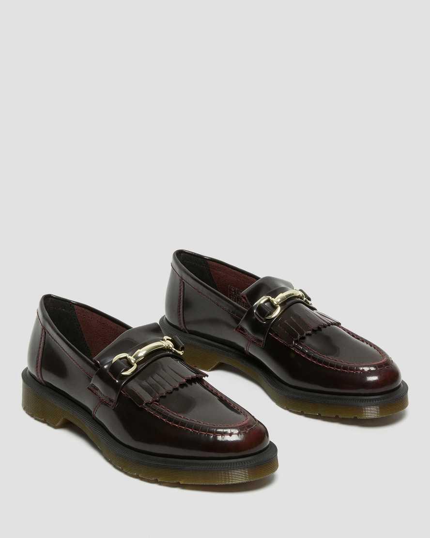 Dr Martens Adrian Snaffle Smooth Deri Kiltie Kadın Loafer Ayakkabı Kırmızı  Türkiye |  79352-MSTH