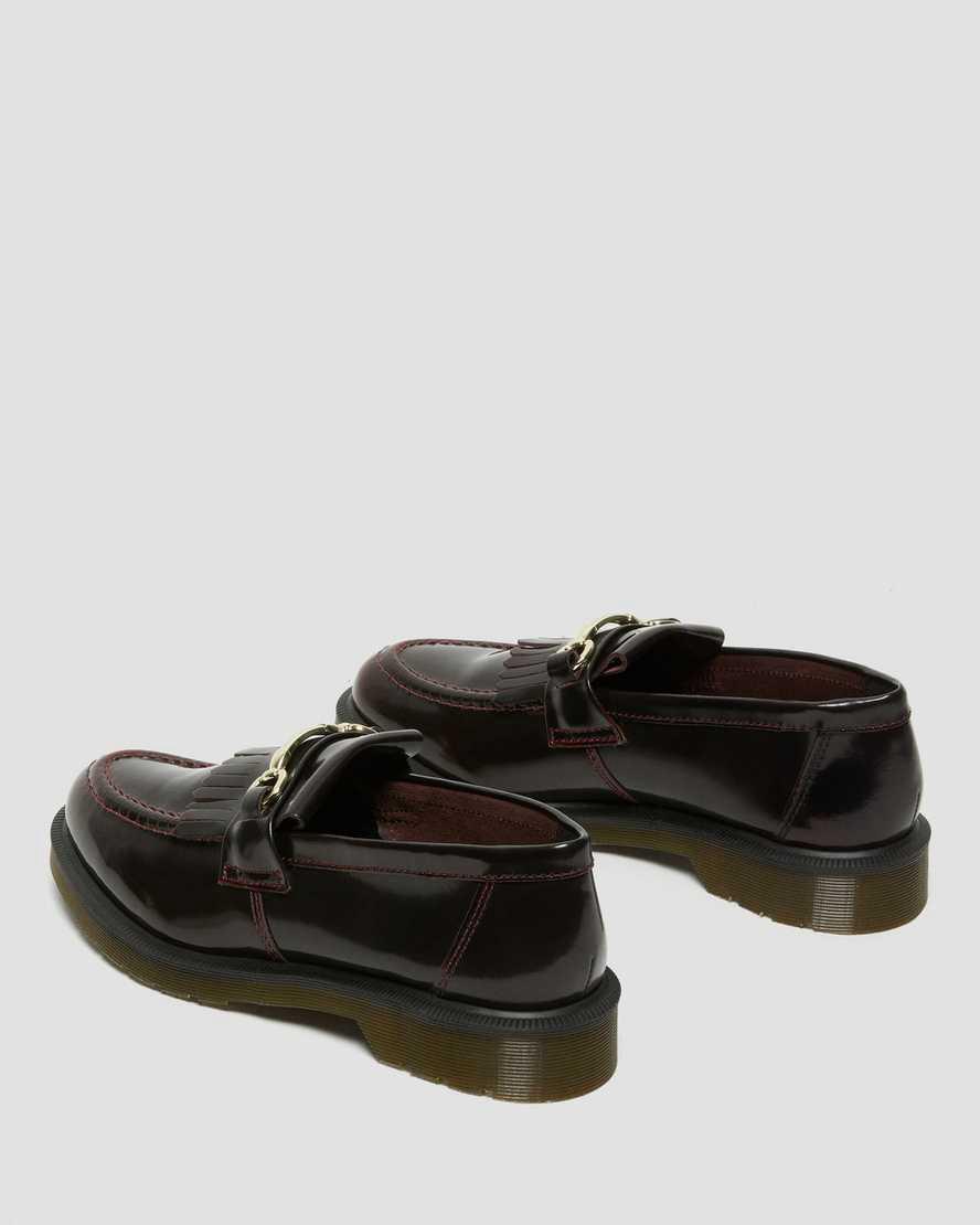 Dr Martens Adrian Snaffle Smooth Deri Kiltie Kadın Loafer Ayakkabı Kırmızı  Türkiye |  79352-MSTH