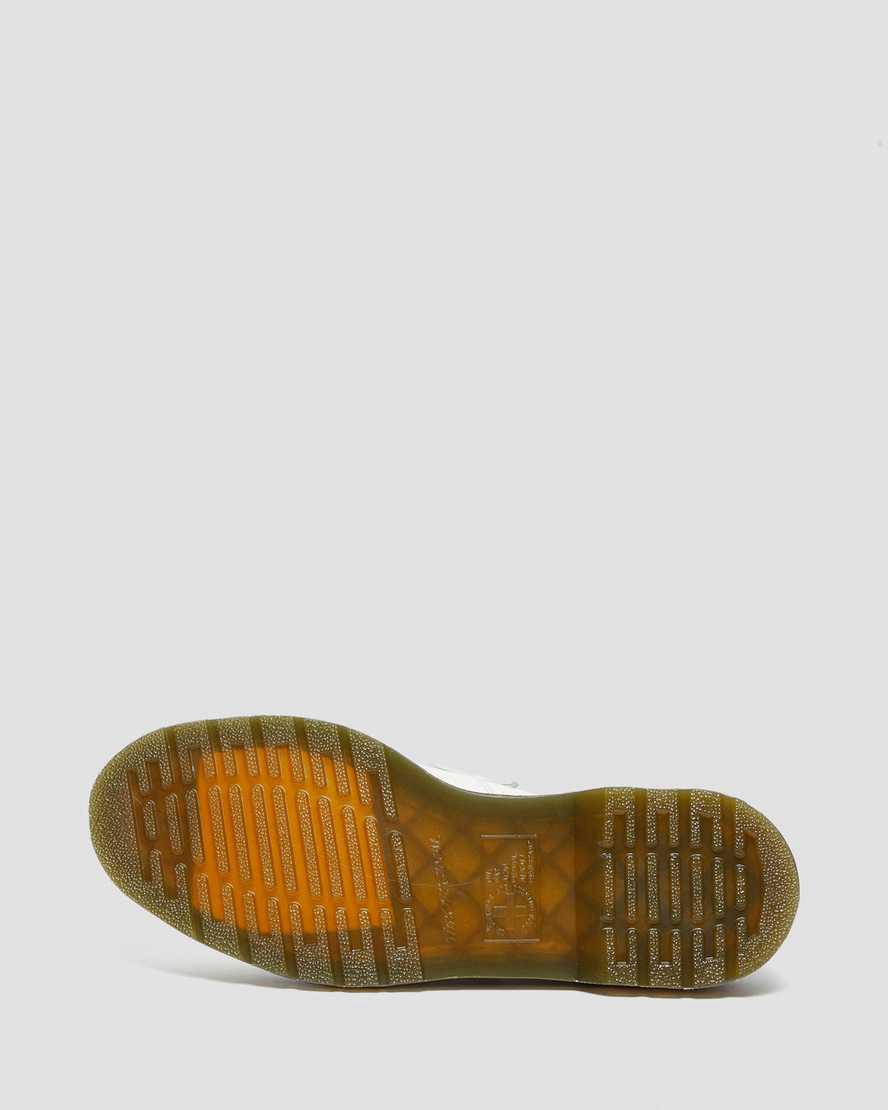 Dr Martens Adrian Yellow Stitch Deri Tassel Erkek Loafer Ayakkabı Beyaz  Türkiye |  34520-EJDU