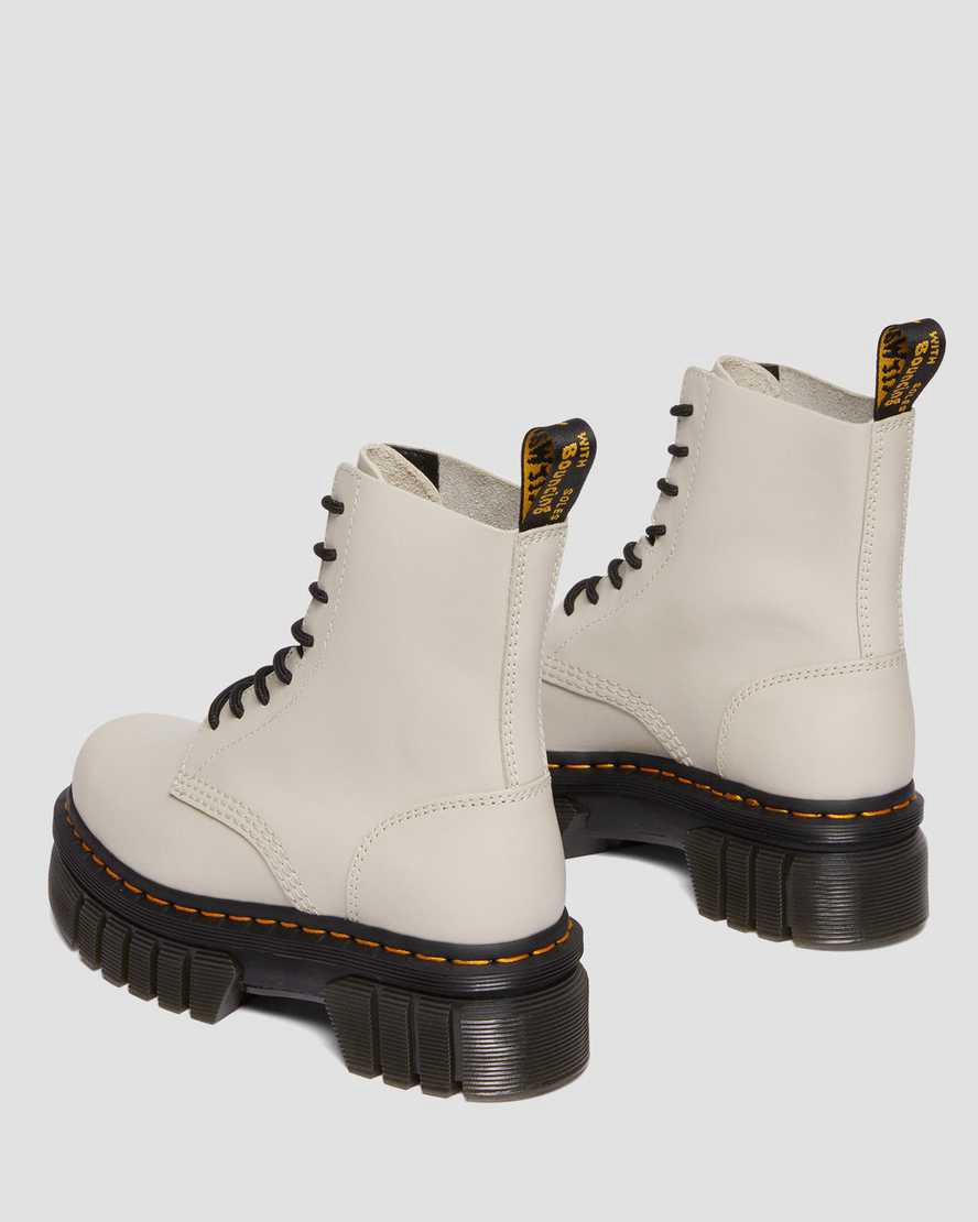 Dr Martens Audrick Nappa Deri Ankle Erkek Kalın Taban Bot Gri  Türkiye |  62149-NHMO