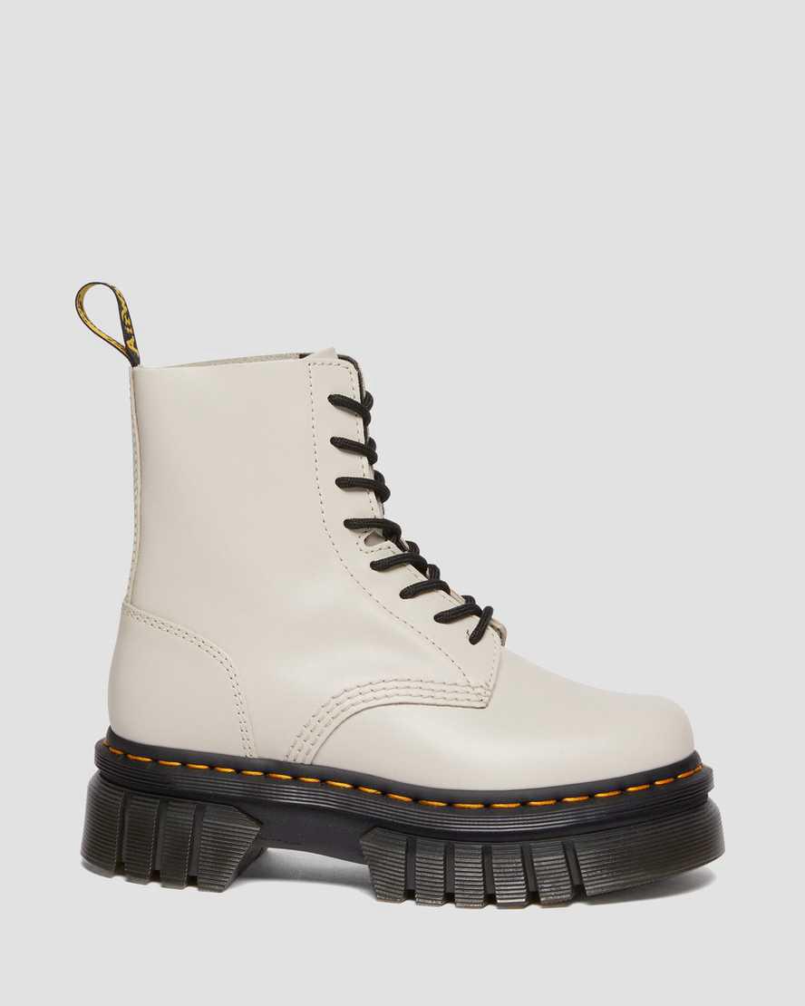 Dr Martens Audrick Nappa Deri Ankle Erkek Kalın Taban Bot Gri  Türkiye |  62149-NHMO