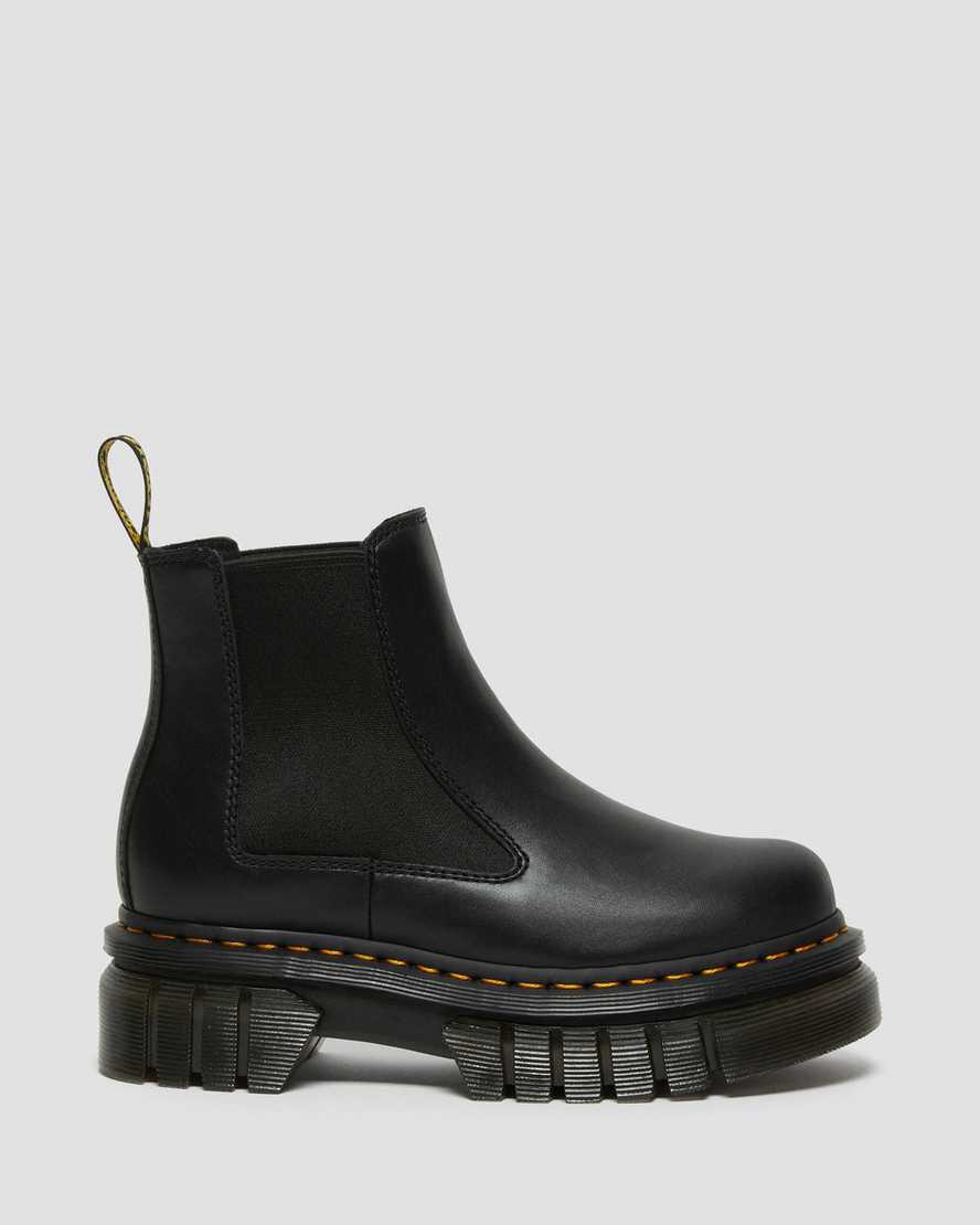 Dr Martens Audrick Nappa Deri Chelsea Erkek Kalın Taban Bot Siyah  Türkiye |  17938-UPXW