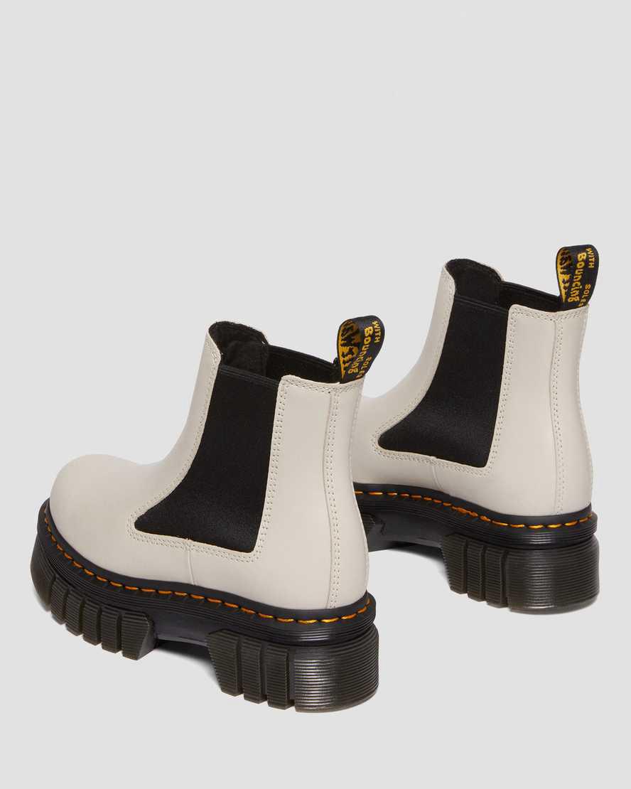 Dr Martens Audrick Nappa Deri Chelsea Erkek Kalın Taban Bot Gri  Türkiye |  31846-EBRJ