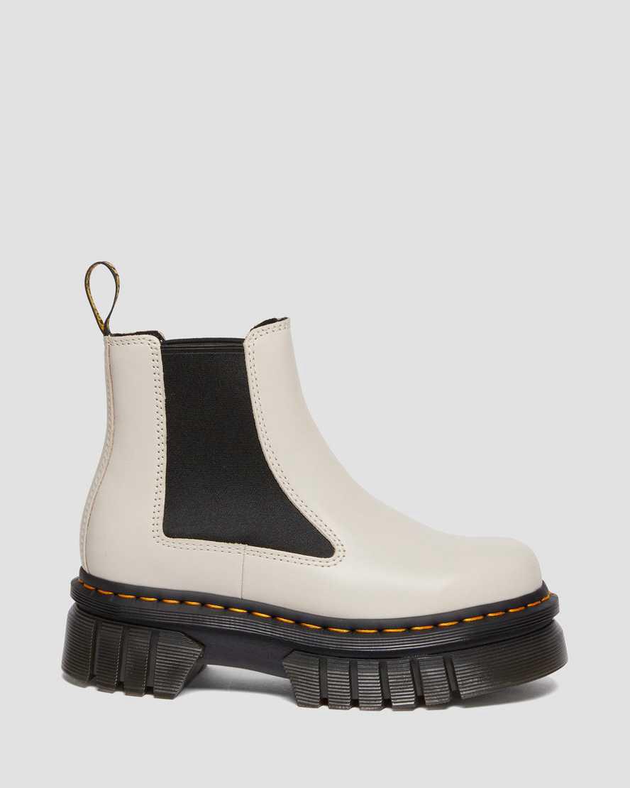 Dr Martens Audrick Nappa Deri Chelsea Erkek Kalın Taban Bot Gri  Türkiye |  31846-EBRJ