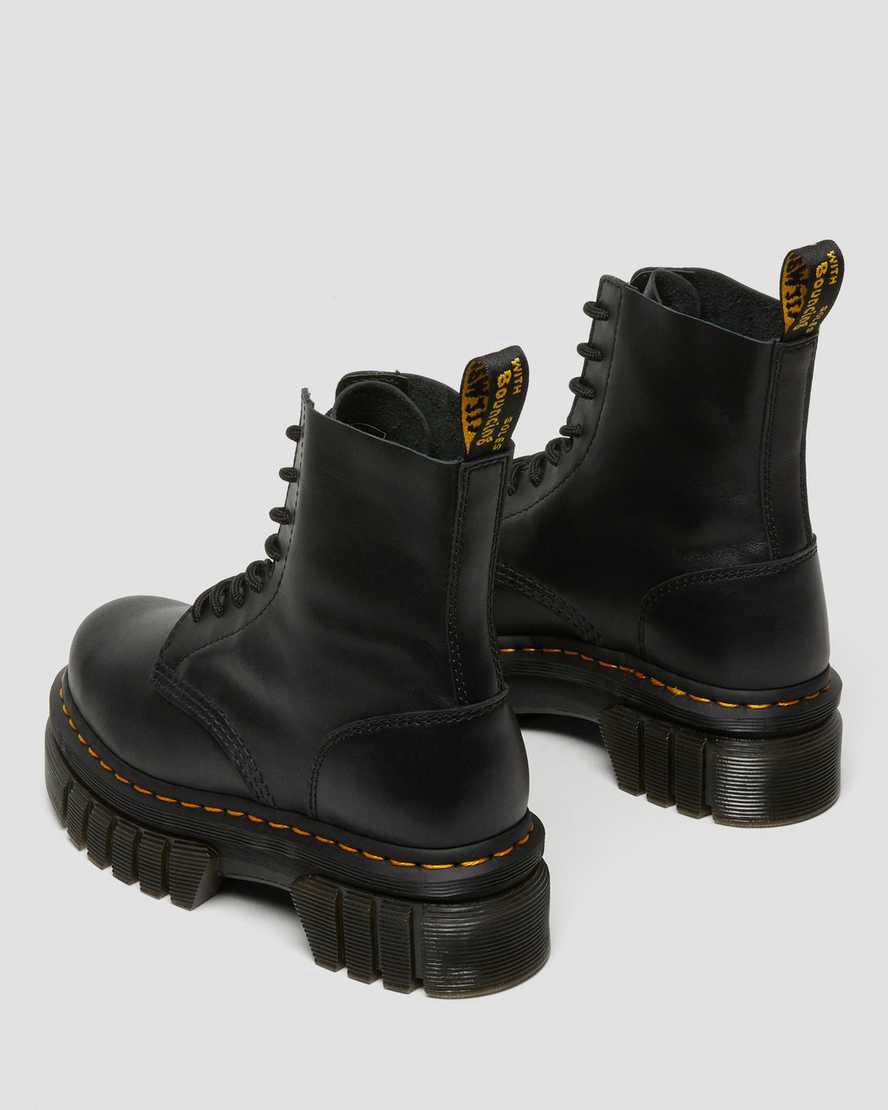 Dr Martens Audrick Nappa Deri Platform Erkek Bilek Boy Bot Siyah  Türkiye |  01459-PXGK