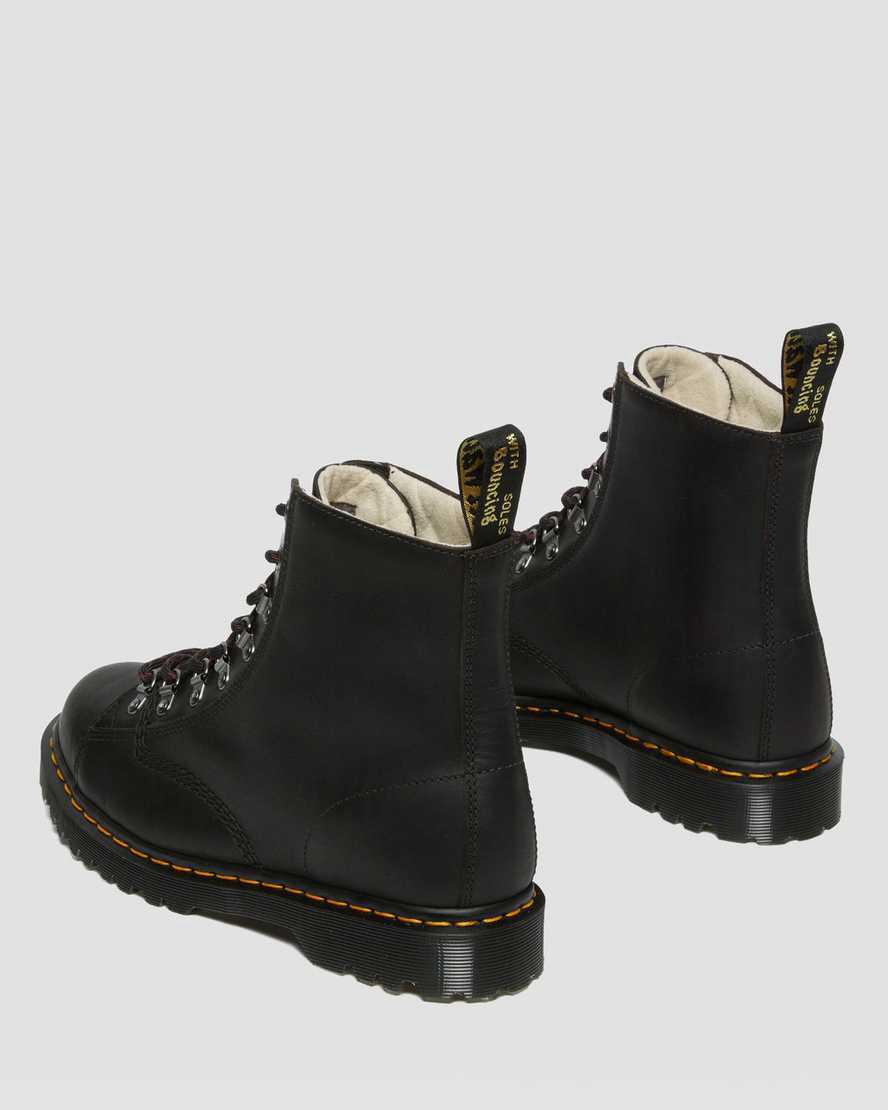 Dr Martens Barton Made in England Klasik Oil Deri Kadın Bilek Boy Bot Siyah  Türkiye |  38207-ULBG