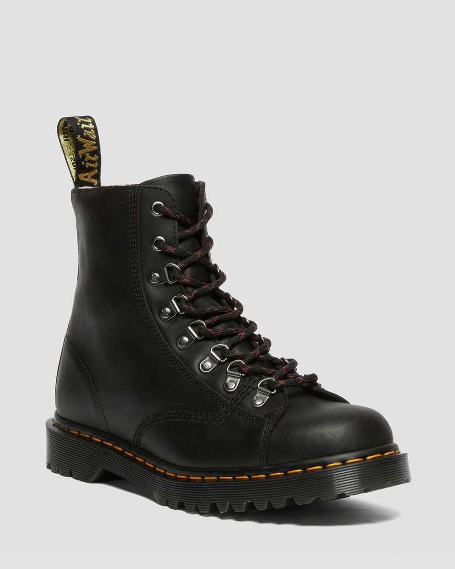 Dr Martens Barton Made in England Klasik Oil Deri Kadın Bilek Boy Bot Siyah  Türkiye |  38207-ULBG